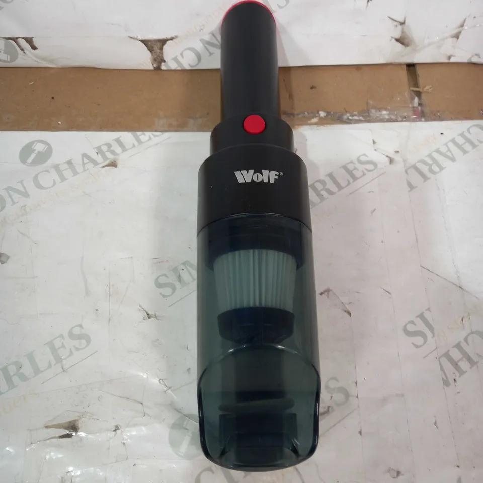BOXED WOLF CORDLESS CAR BUDDY VACUUM CLEANER