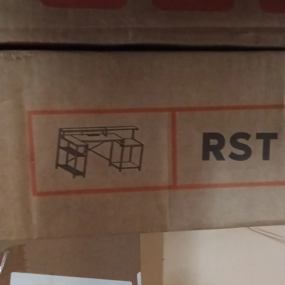 BOXED LARGE COMPUTER DESK (2 BOXES) 