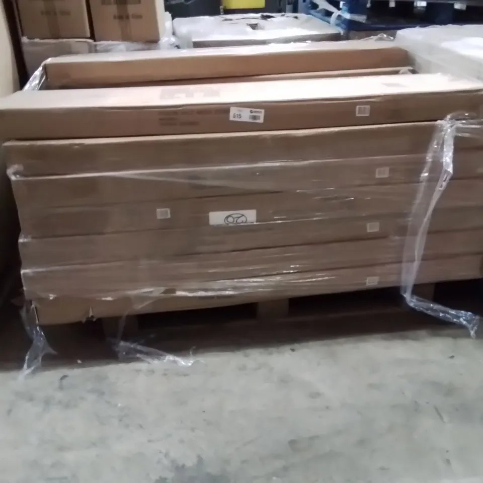 PALLET CONTAINING A LARGE QUANTITY OF PIGEON HOLE MEDIA STORAGE UNIT OAK