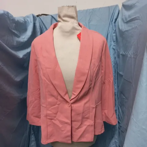MINT LIMIT PINK BLAZER, UK SIZE S