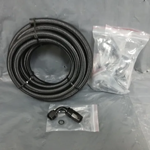 LOT OF 2 HOSE WITH 90 DEGREE FIXINGS