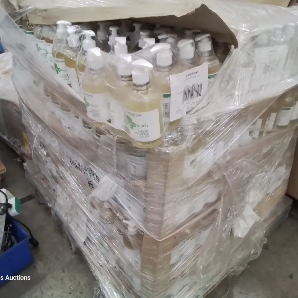 PALLET OF APPROXIMATELY 75 CASES EACH CONTAINING 12 × 500ml CREIGHTONS PURE TOUCH HAND HYGIENE GEL 