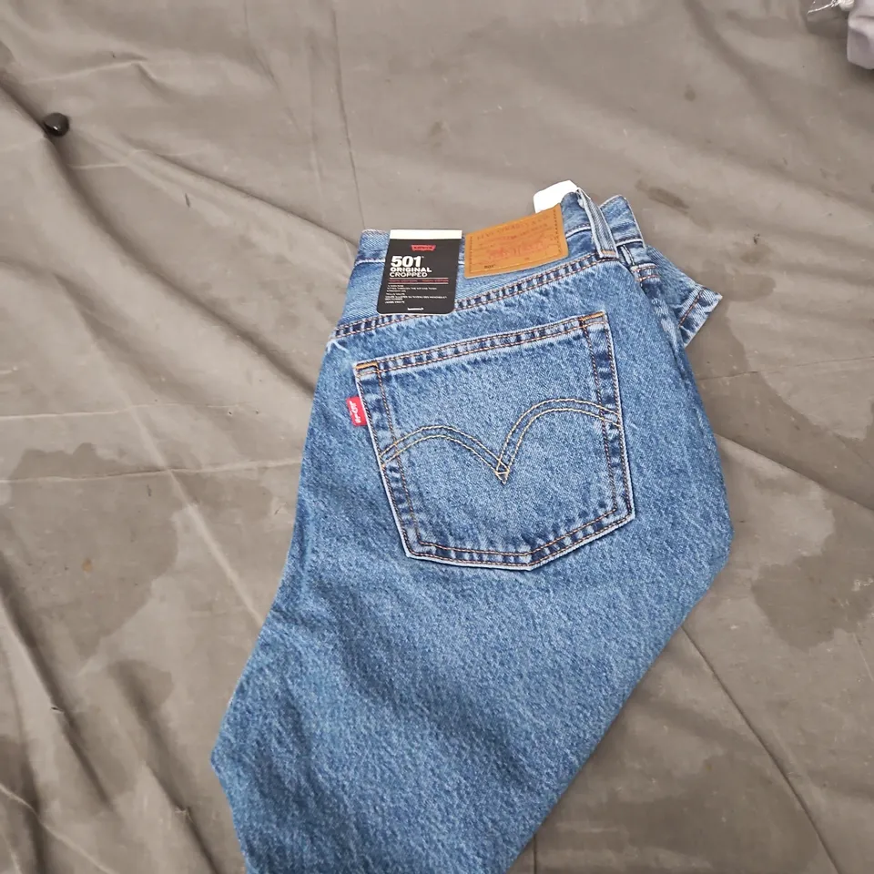 LEVI'S 501 ORIGINAL JEANS – BLUE DENIM, MEN'S REGULAR FIT 28X30