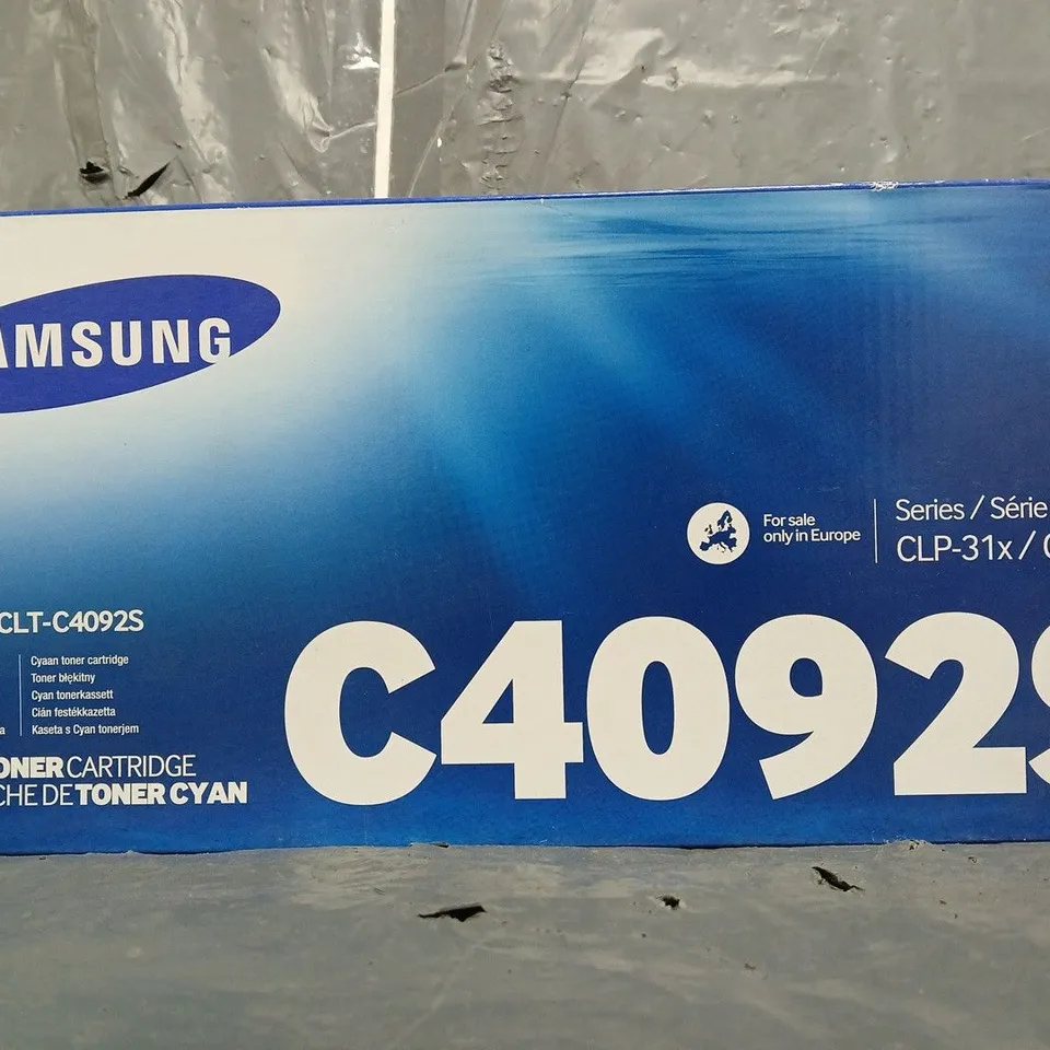 BOXED SAMSUNG CLT-C4092S CYAN TONER CARTRIDGE