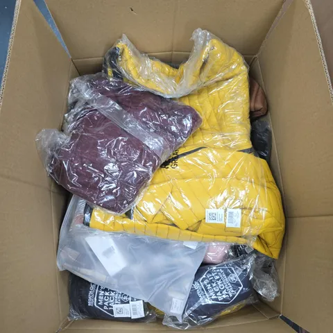 BOX OF APPROXIMATELY 20 ASSORTED ASSORTED ITEMS TO INCLUDE: REGATTA UK L JACKET 