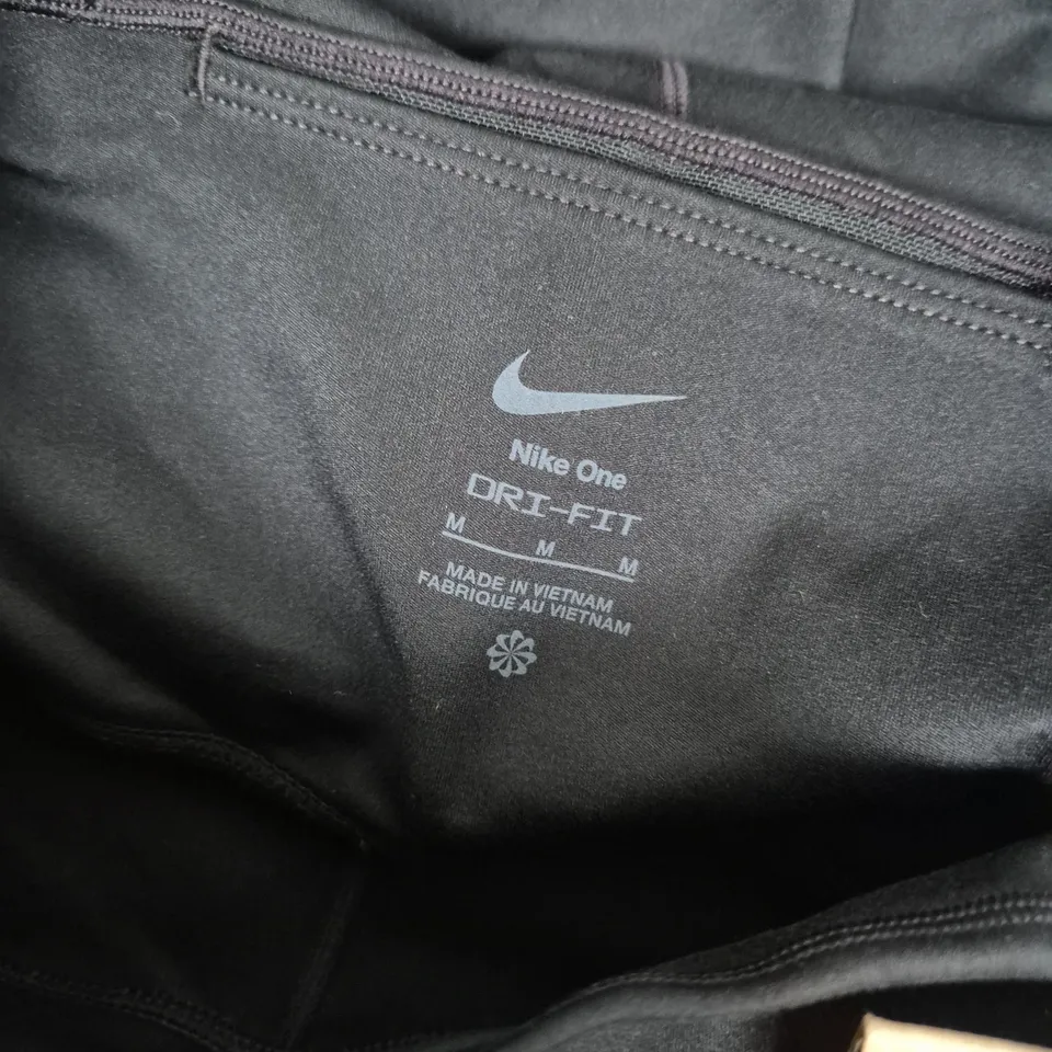 NIKE WOMEN'S ONE DRI-FIT TRAINING LEGGINGS – BLACK, SIZE M (7/8 LENGTH)