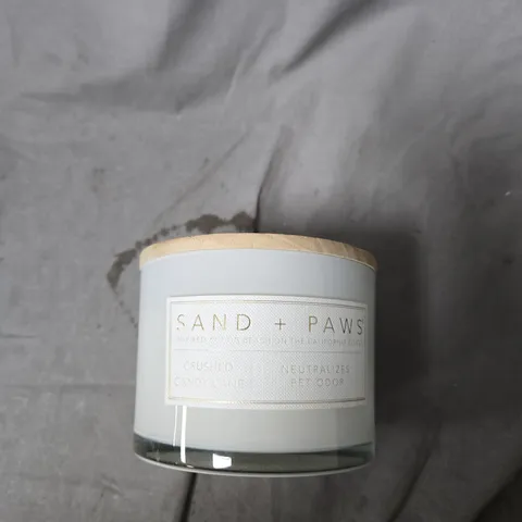 SAND + PAWS CANDLE – CRUSHED CANDY CANE FRAGRANCE