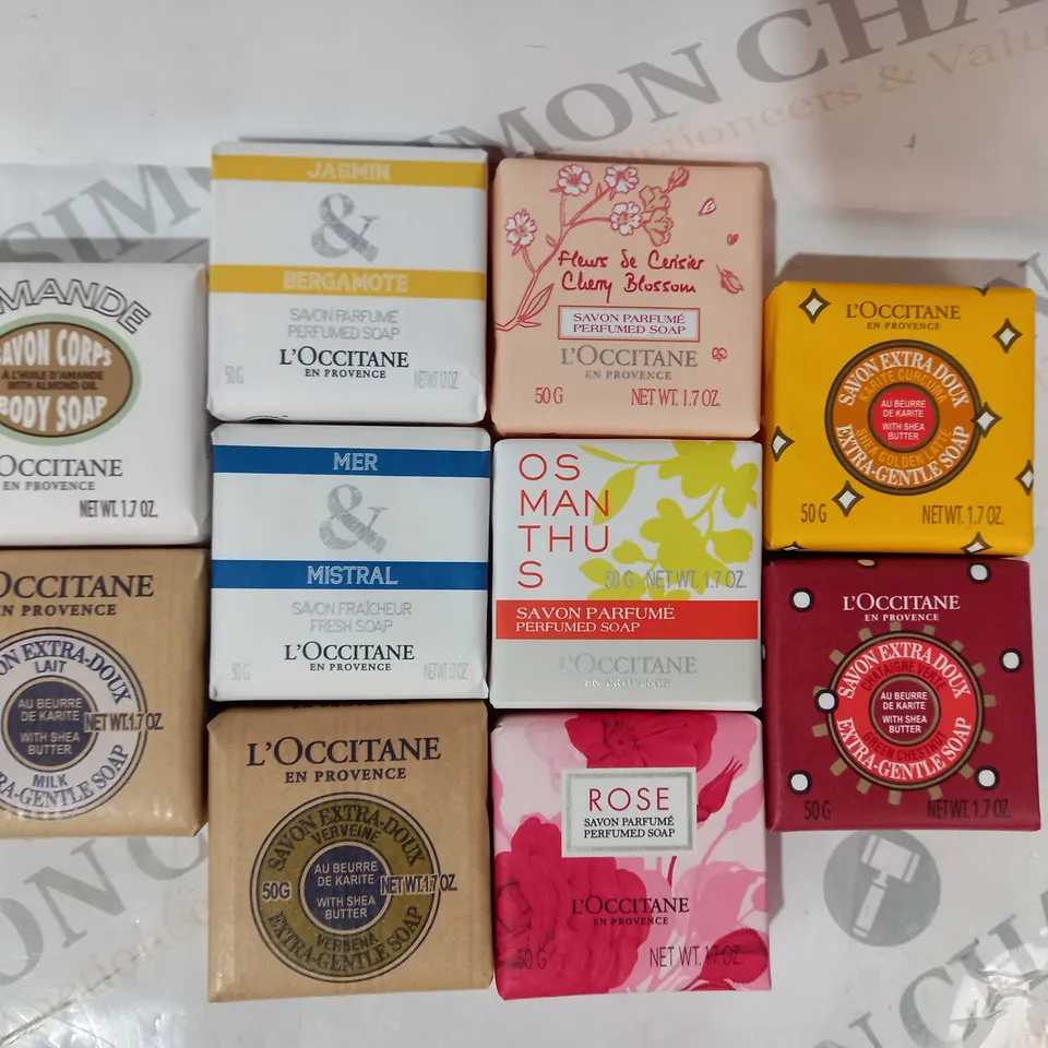 BOXED L'OCCITANE SET OF SOAPS