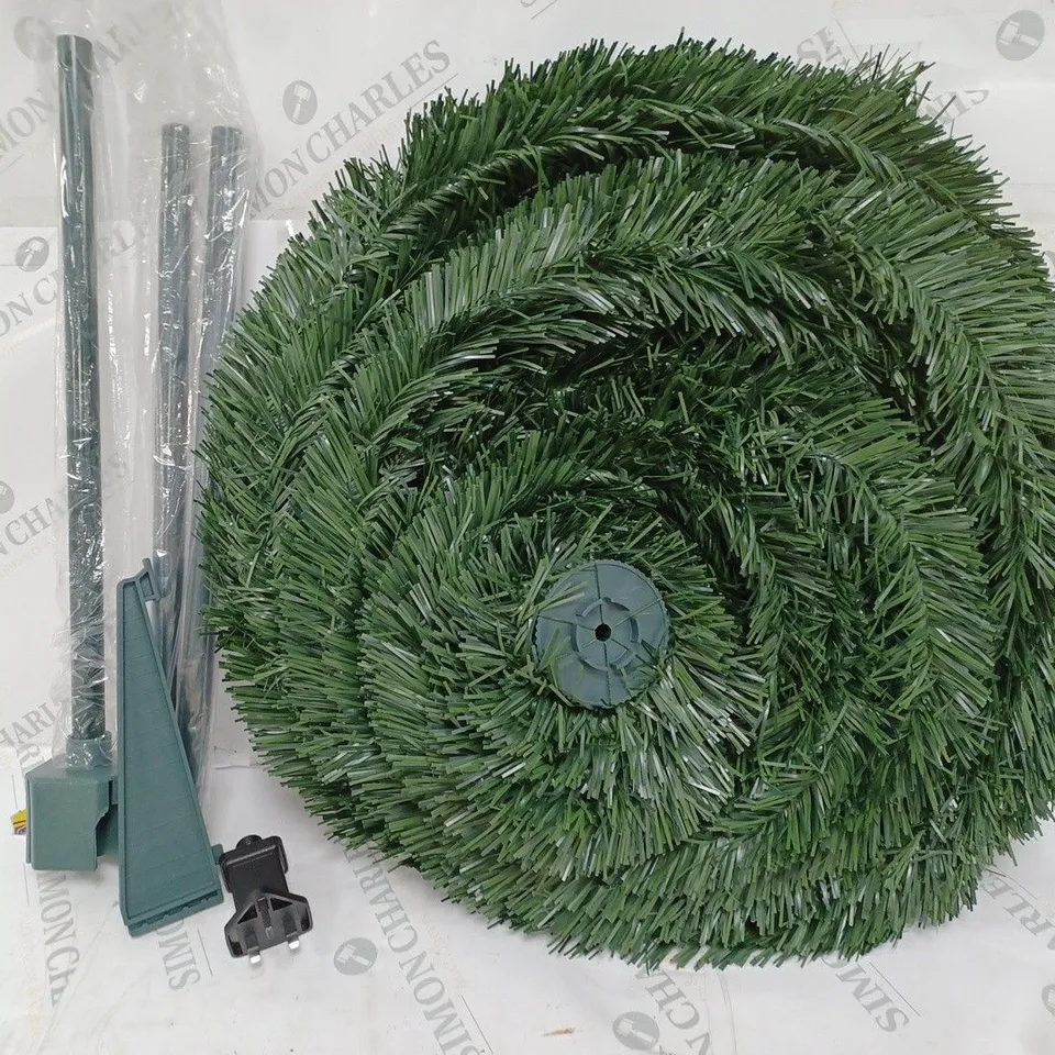 BOXED SANTA'S BEST 5FT INDOOR OUTDOOR 12 FUNCTION TREE