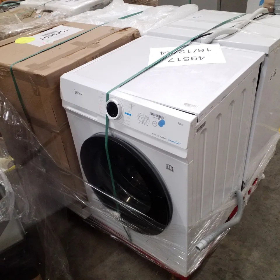 PALLET OF APPROXIMATELY 4 UNPROCESSED RAW RETURN WHITE GOODS TO INCLUDE;