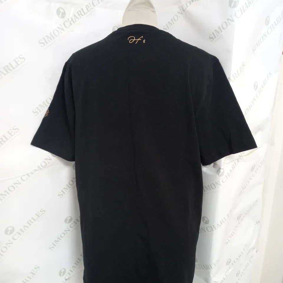 KRISTO STOITCHKOV PRINTED TSHIRT IN BLACK SIZE L