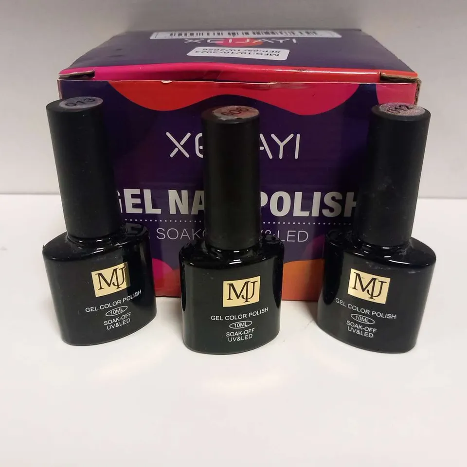 APPROXIMATELY 36 XEIJAYI NAIL POLISH/GEL