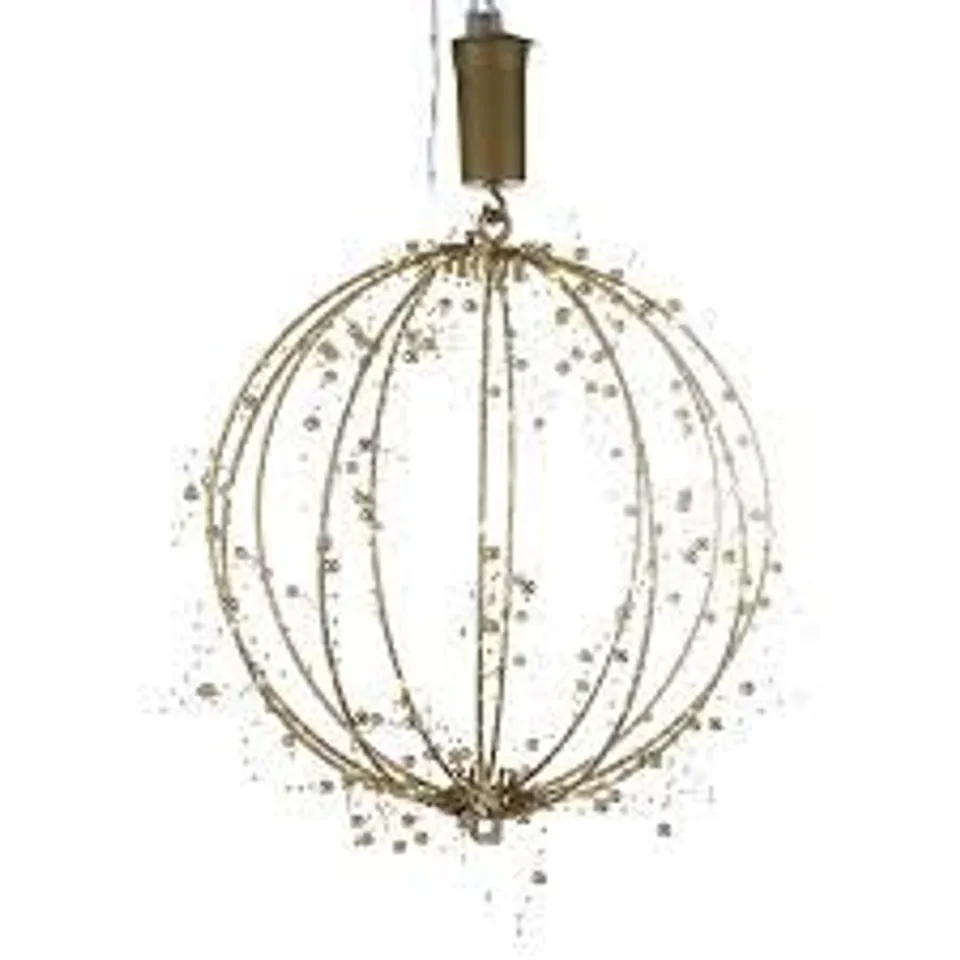 30CM PRE LIT BEADED SPHERE