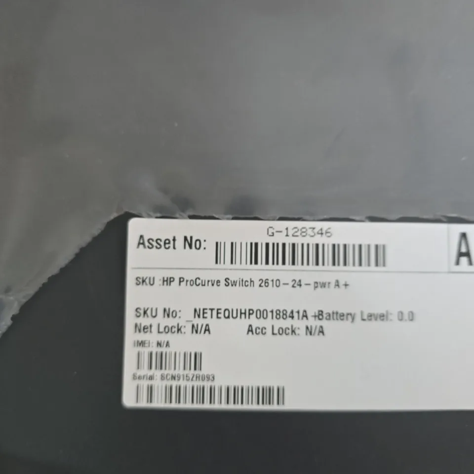 HP PROCURVE SWITCH 2610-24-PWR A+ 24-PORT NETWORK SWITCH