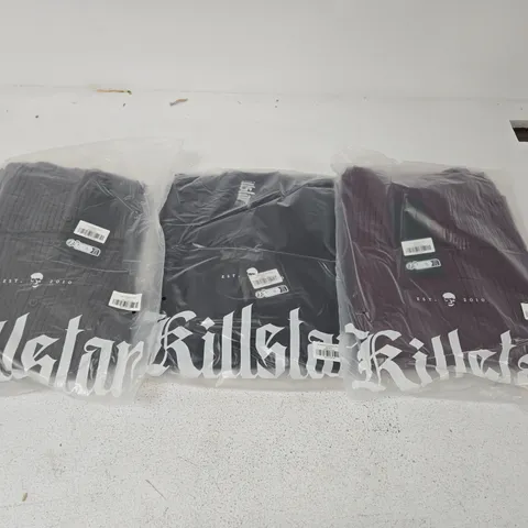 LOT OF APPROXIMATELY 14 BRAND NEW KILLSTAR ITEMS TO INCLUDE DUSK EMPRESS DRESSES AND MORBIDAS MINI DRESSES - VARIOUS SIZES