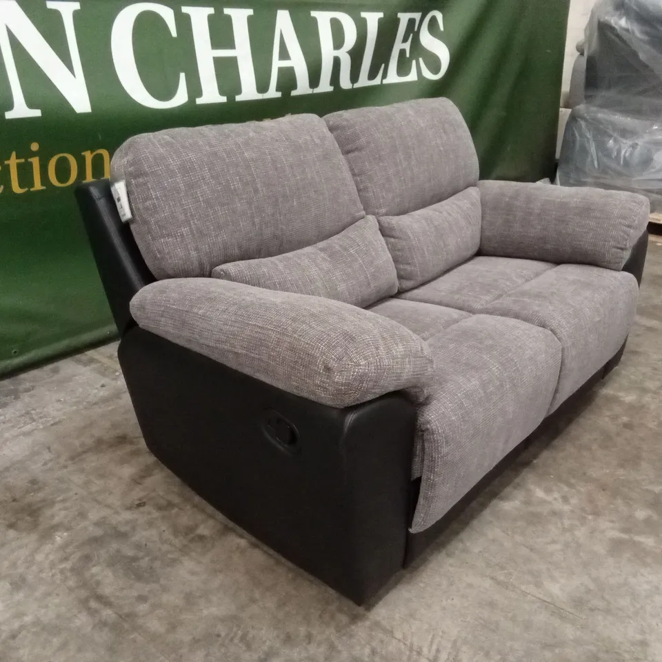 SANTORI 2 SEATER HIGH BACK RECLINER SOFA RRP £749