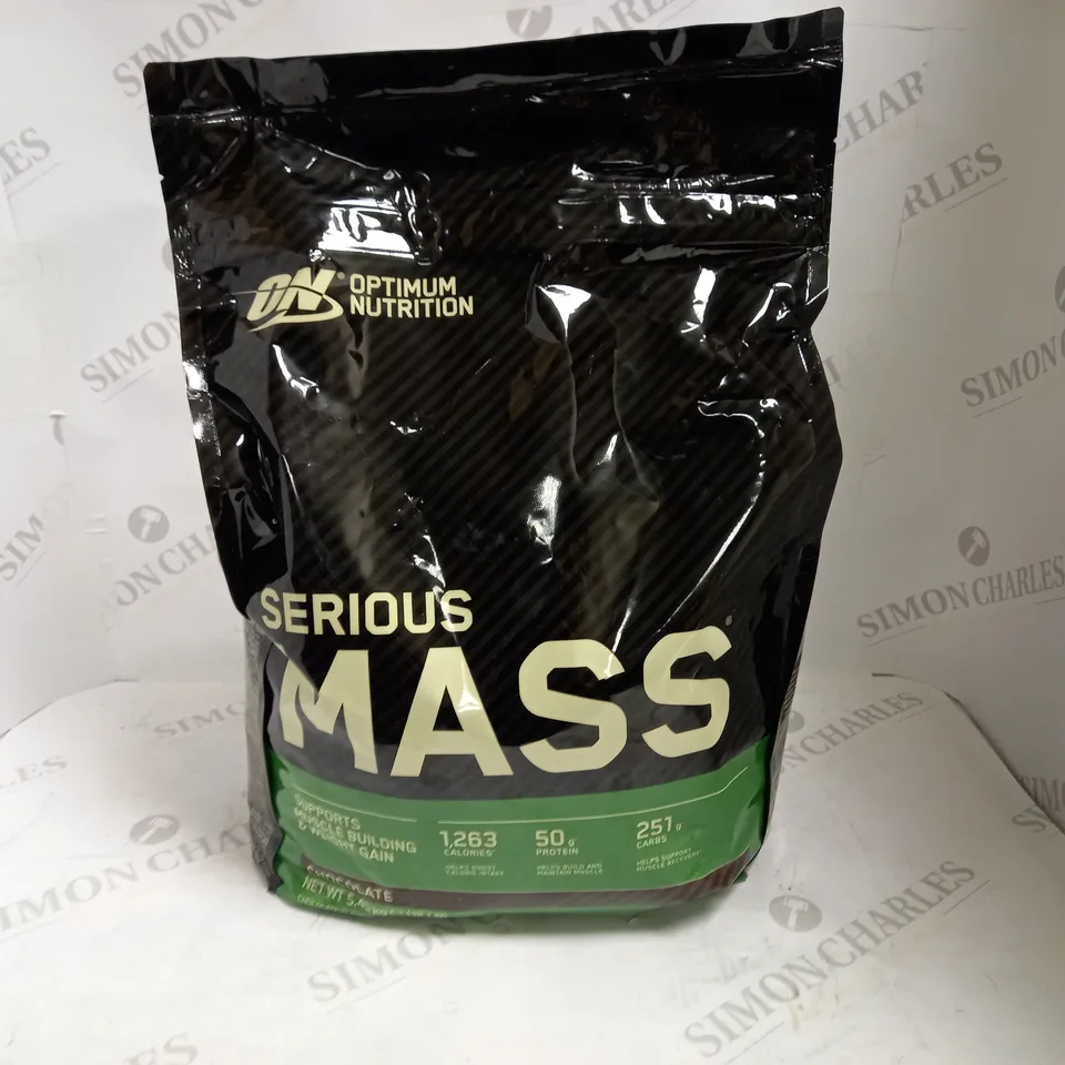 OPTIMUM NUTRITION SERIOUS MASS CHOCOLATE PROTEIN POWDER