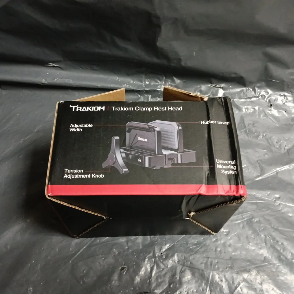 TRAKIOM CLAMP REST HEAD – CAMERA MOUNT ACCESSORY (BOXED)