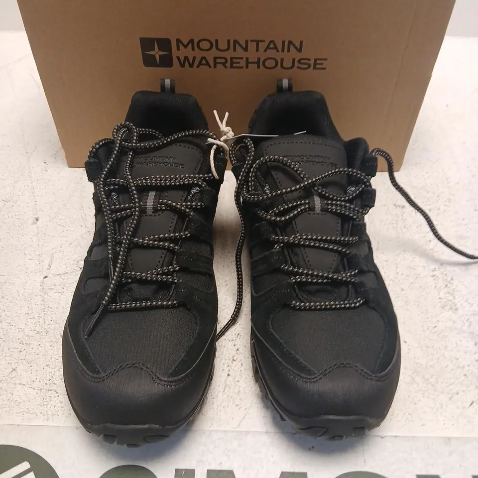 MOUNTAIN WAREHOUSE BELFOUR WOMEN'S WATERPROOF OUTDOOR WALKING SHOES – BLACK, UK 7 (US 9, EU 40)