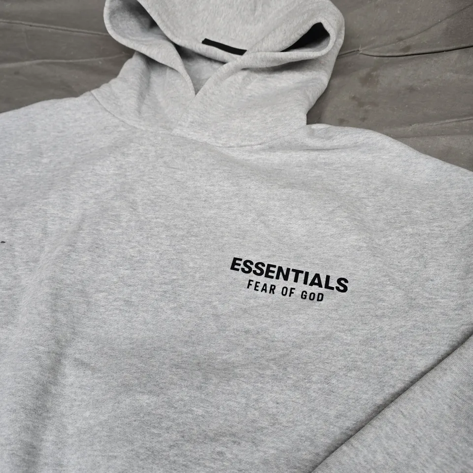 ESSENTIALS FEAR OF GOD HOODIE - SIZE 14/16 YEARS