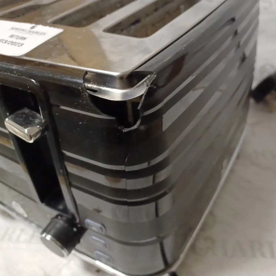 SWAN BLACK 4-SLICE TOASTER