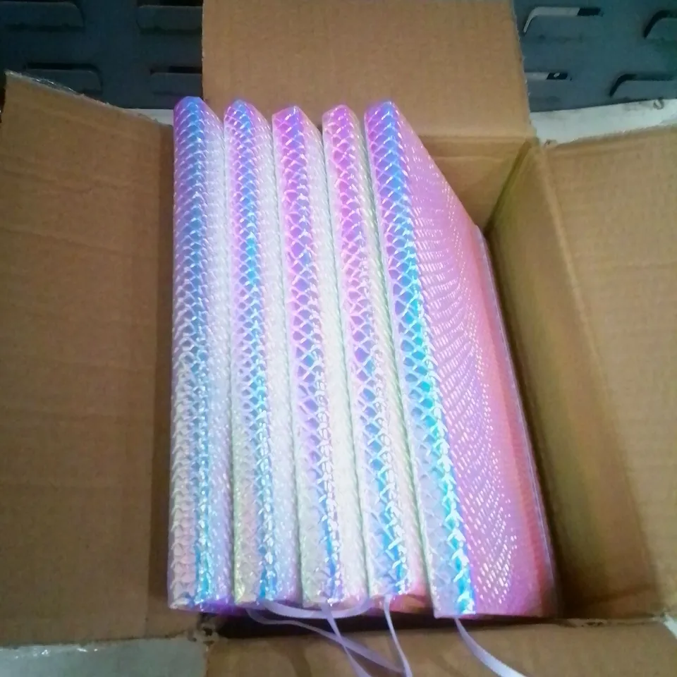 CASE OF 5 FISHSCALE STYLE NOTEBOOKS