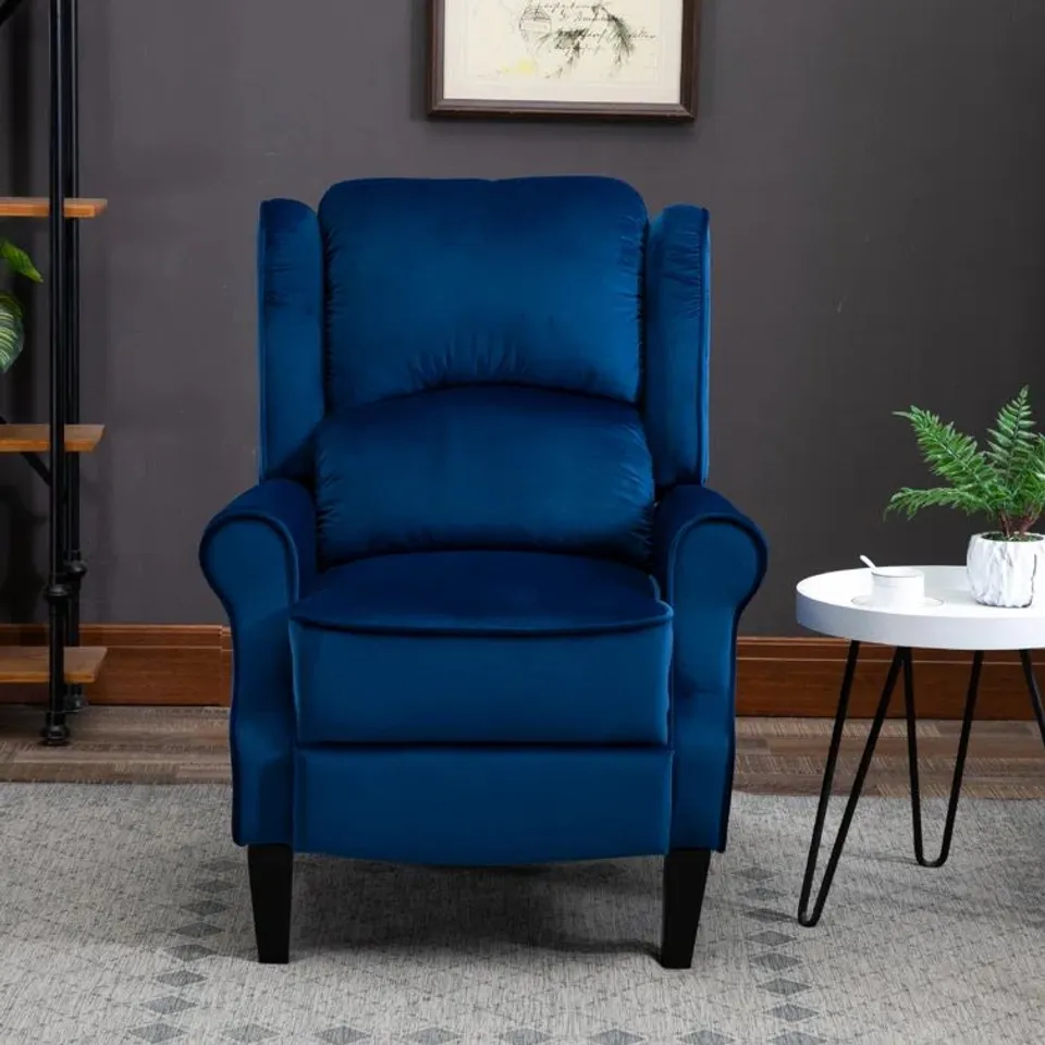 BOXED RALPHS P,USH VELVET MANUAL LIFT ASSIST RECLINER 