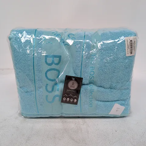 COTTON KING BATH SHEET β LIGHT BLUE, 90 X 150 CM