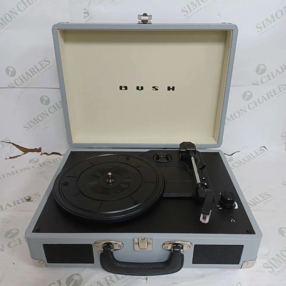 BOXED BUSH CLASSIC TURNTABLE GREY 