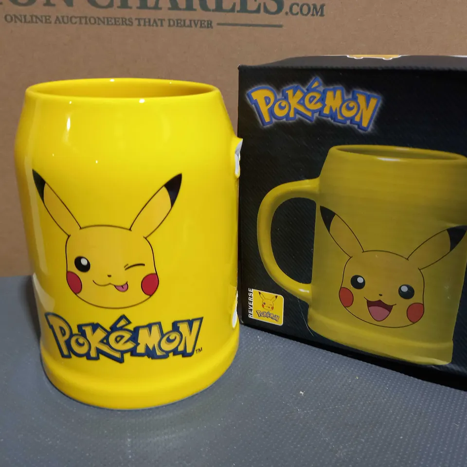 POKEMON PIKACHU TALL CERAMIC MUG