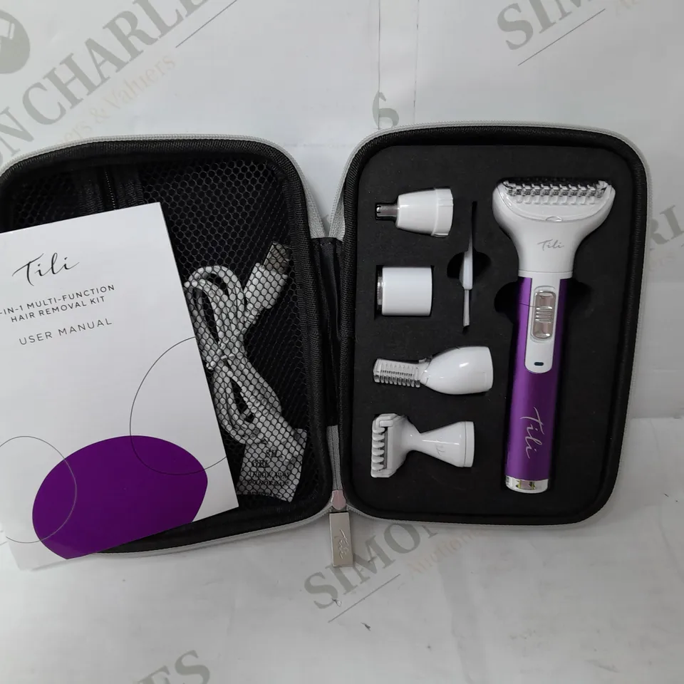 TILI 5-IN-1 MULTI-FUNCTION HAIR REMOVAL KIT PURPLE