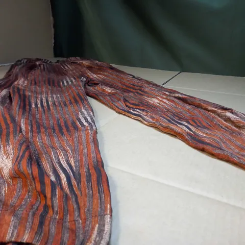 URBAN OUTFITTERS BURNT ORANGE LOOSE TROUSERS - XS