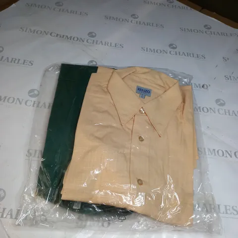 KENO YELLOW SHIRT SIZE 16 AND R H AND S RODGERS SIZE UNSPECIFIED