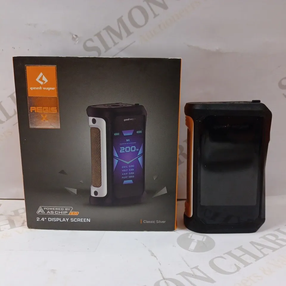 BOXED AEGIS X MOD ONLY BY GEEKVAPE - SILVER