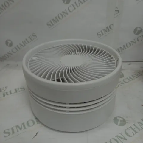BOXED BELL & HOWELL OSCILLATING FOLDING RECHARGEABLE FAN IN WHITE