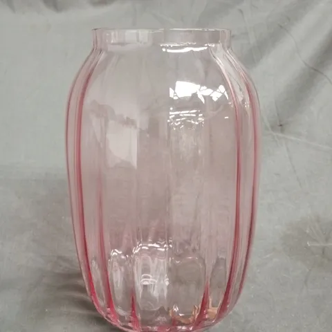 BOXED UNBRANDED SET OF 4 GLASS VASES - COLLECTION ONLY