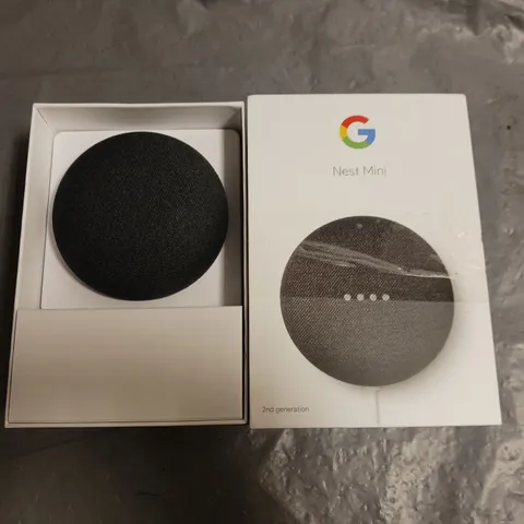 BOXED GOOGLE NEST MINI 2ND GENERATION - CHARCOAL