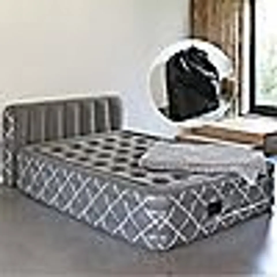 BODY FLEX INFLATABLE AIRBED IN GREY - KING