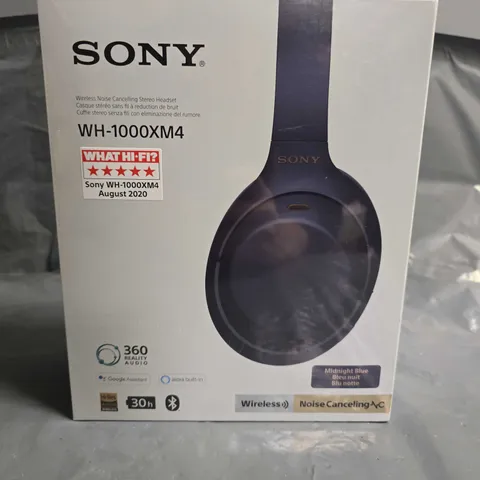 BOXED AND SEALED SONY WH-1000XM4 WIRELESS NOISE CANCELLING STEREO HEADSET