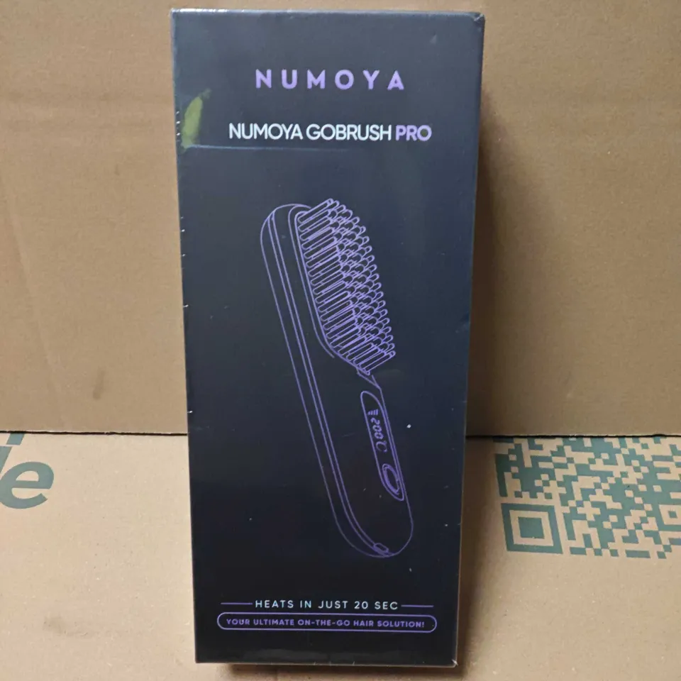 SEALED NUMOYA GOBRUSH PRO CORDLESS HAIR STRAIGHTENING BRUSH – BOXED