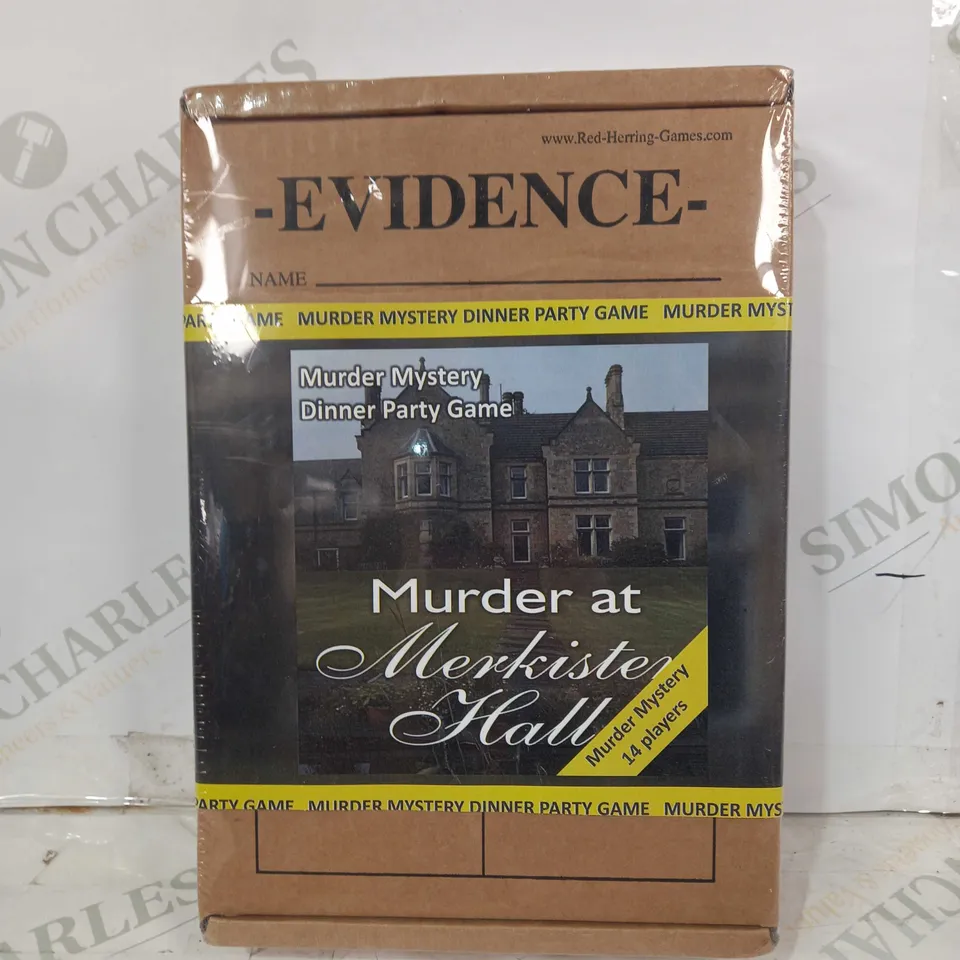MURDER AT MERKISTER HALL MURDER MYSTERY DINNER PARTY GAME