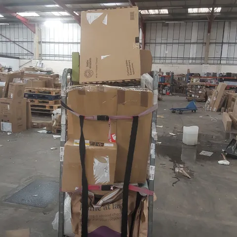 CAGE CONTAINING A LARGE QUANTITY OF ASSORTED PRODUCTS // CAGE NOT INCLUDED