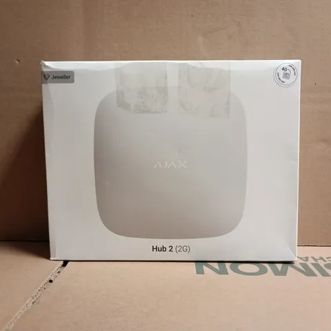 BOXED AJAX HUB 2 (2G) SECURITY CONTROL PANEL WITH ALARM PHOTO VERIFICATION SUPPORT