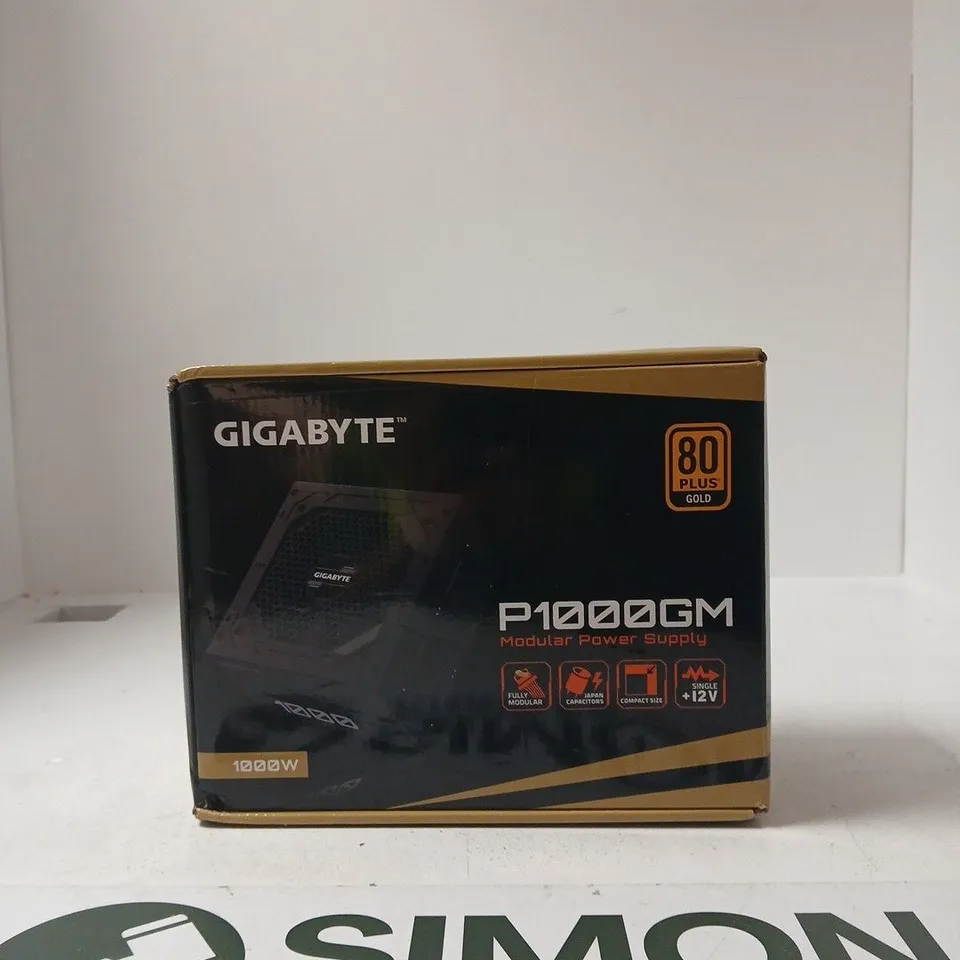 GIGABYTE P1000GM 1000W MODULAR POWER SUPPLY – 80 PLUS GOLD
