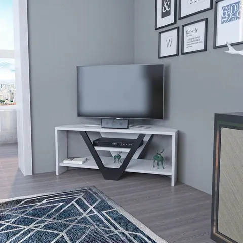 BOXED SIGEL CORNER TV STAND