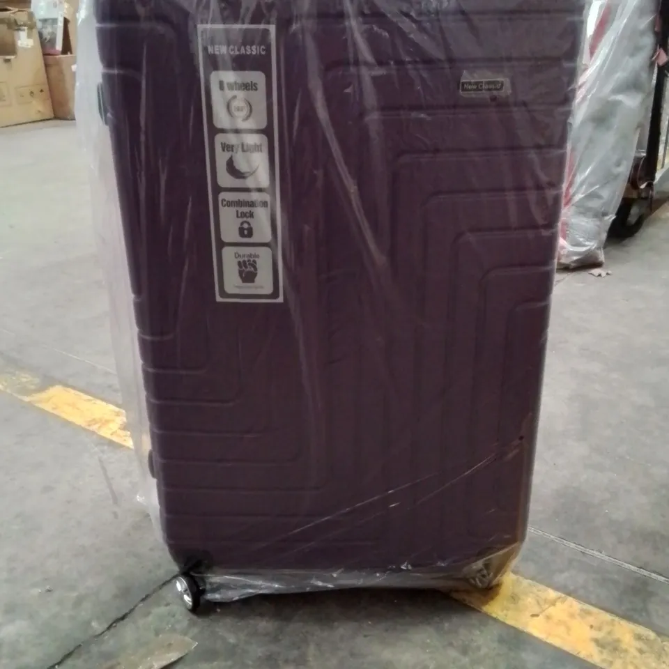 BRAND NEW SET OF 4 PURPLE LUGGAGE SUITCASES