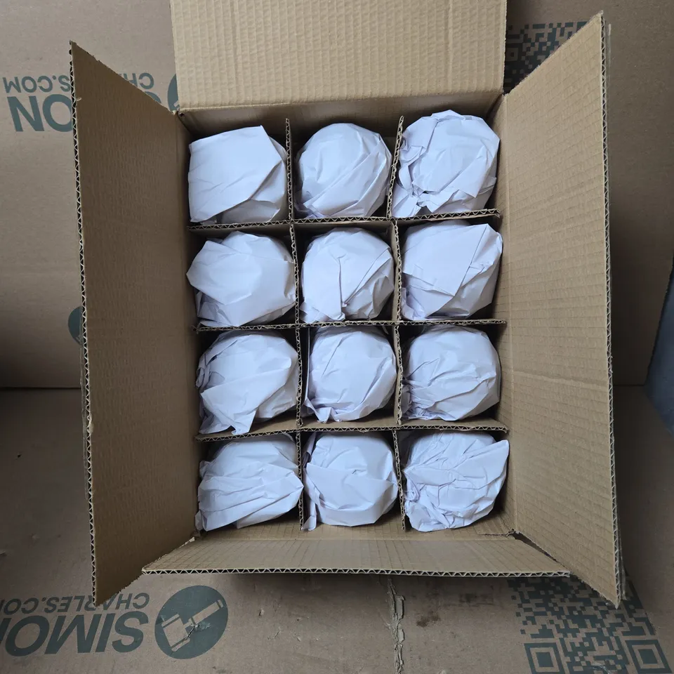 BOX OF 8 SETS OF GISELA GRAHAM FATHER CHRISTMAS HANGING DECORATIONS (12 ITEMS PER SET, 96 IN TOTAL)