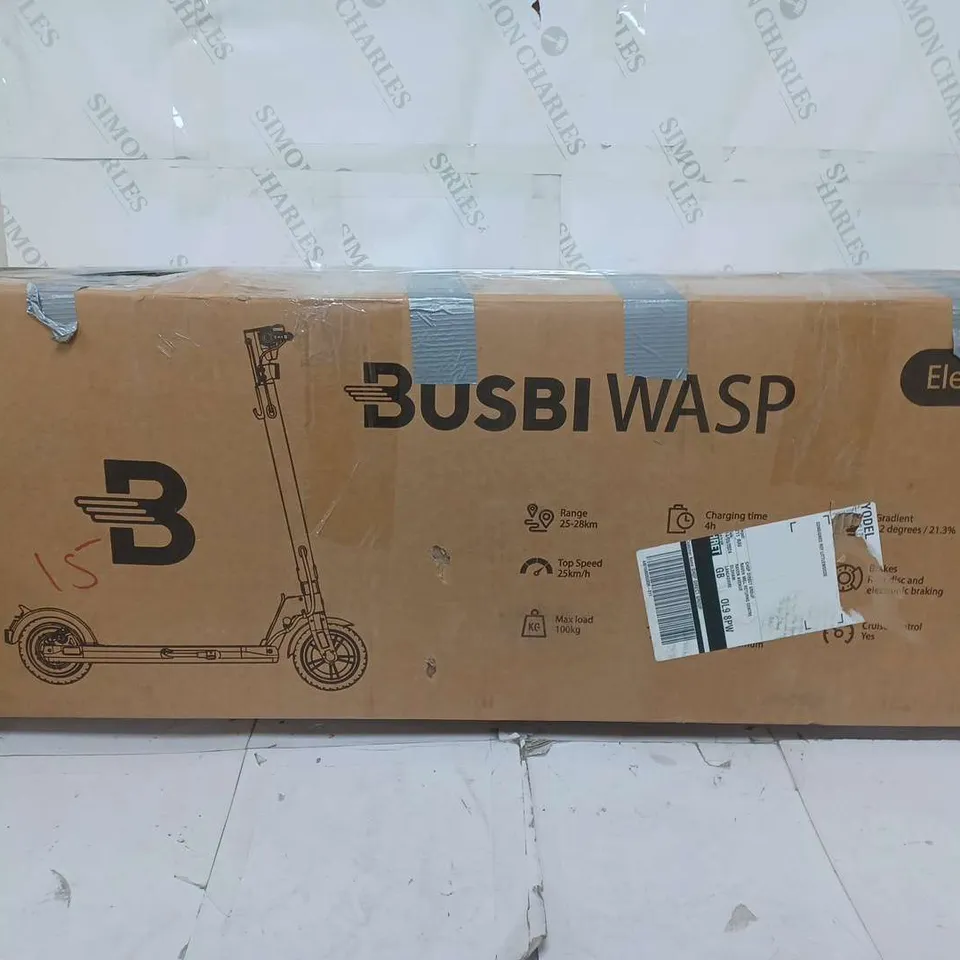 BOXED BUSBI WASP ELECTRIC SCOOTER - COLLECTION ONLY RRP £350