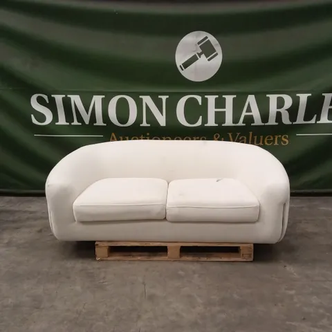 DANETTI HALLIE 2 SEATER BOUCLE IVORY SOFA