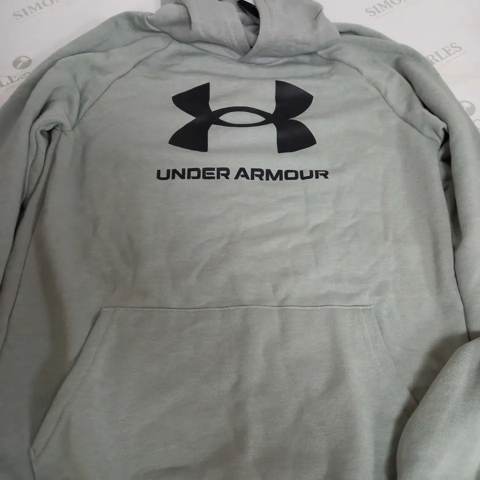 UNDER ARMOUR LIGHT GREY HOODIE - XL